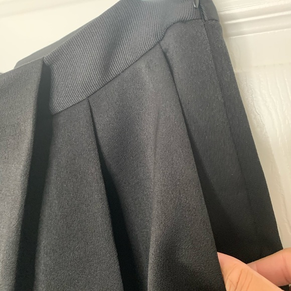 Oβ2nd Exclusively for SCOOP NYC Drape Front Wrap Black Trouser Pants Sz 2 - Picture 7 of 16